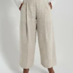 Pants Linen Beige